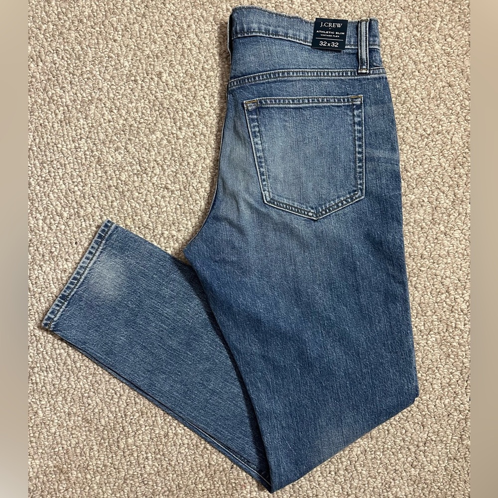 J Crew Athletic Slim Jeans Size 32X32 NWT